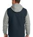 Cornerstone CSJ42 CornerStone Duck Fleece Full-Zip in Navy/ heather grey