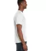 982 ANVIL NEW SOFT SPUN FASHION FIT V-NECK TEE in White side view