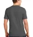 982 ANVIL NEW SOFT SPUN FASHION FIT V-NECK TEE in Charcoal back view