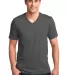 982 ANVIL NEW SOFT SPUN FASHION FIT V-NECK TEE in Charcoal front view