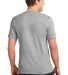 982 ANVIL NEW SOFT SPUN FASHION FIT V-NECK TEE in Heather grey back view