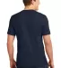 982 ANVIL NEW SOFT SPUN FASHION FIT V-NECK TEE in Navy back view