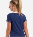 Boxercraft BW2106 Women's Contrast Stitch Baby Tee in Navy