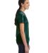 250 Augusta Sportswear Ladies’ Junior Fit Replic in Dark green side view
