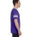 Augusta Sportswear 360 Two Sleeve Stripe Jersey in Purple/ white side view