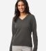 Devon and Jones DG445W Women's New Classic V-Neck  in Graphite