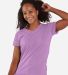 Boxercraft BW2201 Women's V-Neck T-Shirt in Lavender
