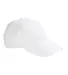 Big Accessories BX008 Brushed Twill Unstructured D WHITE front view
