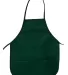APR51 Big Accessories Two-Pocket 24" Apron FOREST front view
