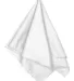 BA001 Big Accessories Solid Bandana WHITE front view