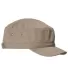 BA501 Big Accessories Short Bill Cadet Cap KHAKI front view