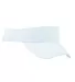 BX022 Big Accessories Sport Visor with Mesh WHITE front view