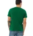 BELLA+CANVAS 3650 Mens Poly-Cotton T-Shirt in Kelly back view