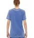 BELLA+CANVAS 3650 Mens Poly-Cotton T-Shirt in Tr ryl acid wash back view
