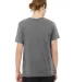 BELLA+CANVAS 3650 Mens Poly-Cotton T-Shirt in Asphalt slub back view