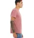 BELLA+CANVAS 3650 Mens Poly-Cotton T-Shirt in Mauve marble side view