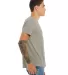 BELLA+CANVAS 3650 Mens Poly-Cotton T-Shirt in Stone marble side view