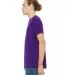 BELLA+CANVAS 3650 Mens Poly-Cotton T-Shirt in Team purple side view