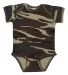 4403 Code V Infant Baby Rib Camouflage Lap Shoulde Green Woodland front view