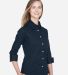 DP625W Devon & Jones Ladies’ Three-Quarter-Sleev in Navy