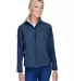 D995W Devon & Jones Ladies’ Soft Shell Jacket NAVY front view