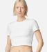 American Apparel BR210 Women's Baby Rib Cropped Tee Catalog