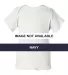 3400 Rabbit Skins® Infant Lap Shoulder T-shirt NAVY front view