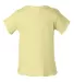 3400 Rabbit Skins® Infant Lap Shoulder T-shirt BANANA back view