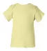 3400 Rabbit Skins® Infant Lap Shoulder T-shirt BANANA front view
