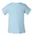 3400 Rabbit Skins® Infant Lap Shoulder T-shirt LIGHT BLUE back view