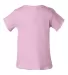 3400 Rabbit Skins® Infant Lap Shoulder T-shirt PINK back view