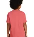 Gildan 5000B Heavyweight Cotton Youth T-shirt  in Coral silk back view