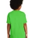 Gildan 5000B Heavyweight Cotton Youth T-shirt  in Electric green back view