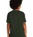 Gildan 5000B Heavyweight Cotton Youth T-shirt  in Forest green back view