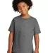 Gildan 5000B Heavyweight Cotton Youth T-shirt  in Graphite heather front view