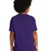Gildan 5000B Heavyweight Cotton Youth T-shirt  in Purple back view