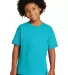 Gildan 5000B Heavyweight Cotton Youth T-shirt  in Tropical blue front view
