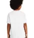 Gildan 5000B Heavyweight Cotton Youth T-shirt  in White back view