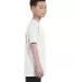 Gildan 5000B Heavyweight Cotton Youth T-shirt  in White side view