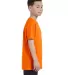 Gildan 5000B Heavyweight Cotton Youth T-shirt  in Tennessee orange side view