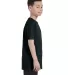 Gildan 5000B Heavyweight Cotton Youth T-shirt  in Black side view