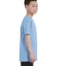 Gildan 5000B Heavyweight Cotton Youth T-shirt  in Light blue side view