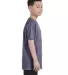 Gildan 5000B Heavyweight Cotton Youth T-shirt  in Graphite heather side view