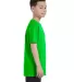 Gildan 5000B Heavyweight Cotton Youth T-shirt  in Electric green side view
