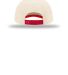 Richardson 356  5-Panel Relaxed Gramps in Cream/ cream/ red
