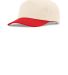 Richardson 356  5-Panel Relaxed Gramps in Cream/ cream/ red