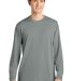 Richardson RA7110LS  Clutch Long Sleeve Tee in Grey