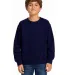 Smart Blanks 303 YOUTH CREW NECK SWEATSHIRT in True Navy