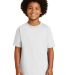 2000B Gildan™ Ultra Cotton® Youth T-shirt WHITE front view