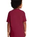 Gildan 2000B Ultra Cotton Youth T-shirt in Cardinal red back view